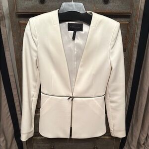 BCBGMAXAZRIA Women's White Jacket